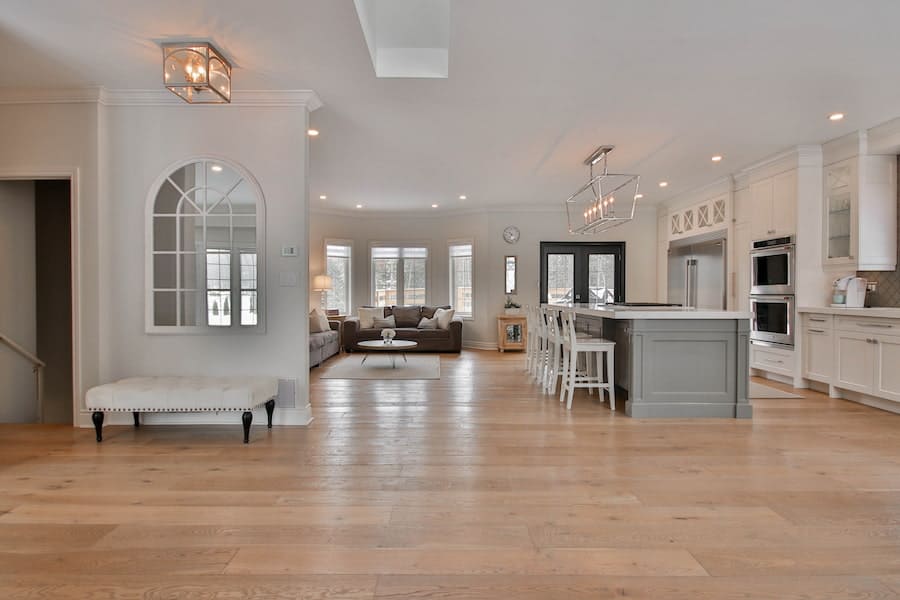 An image of a house with laminate flooring