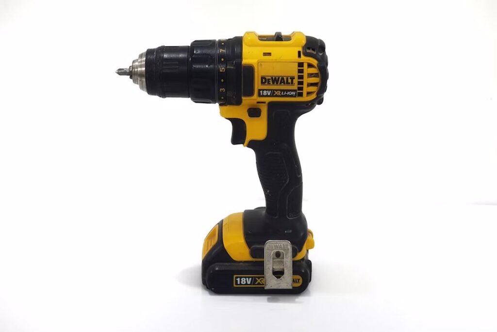 Dewalt black and yellow cordless drill