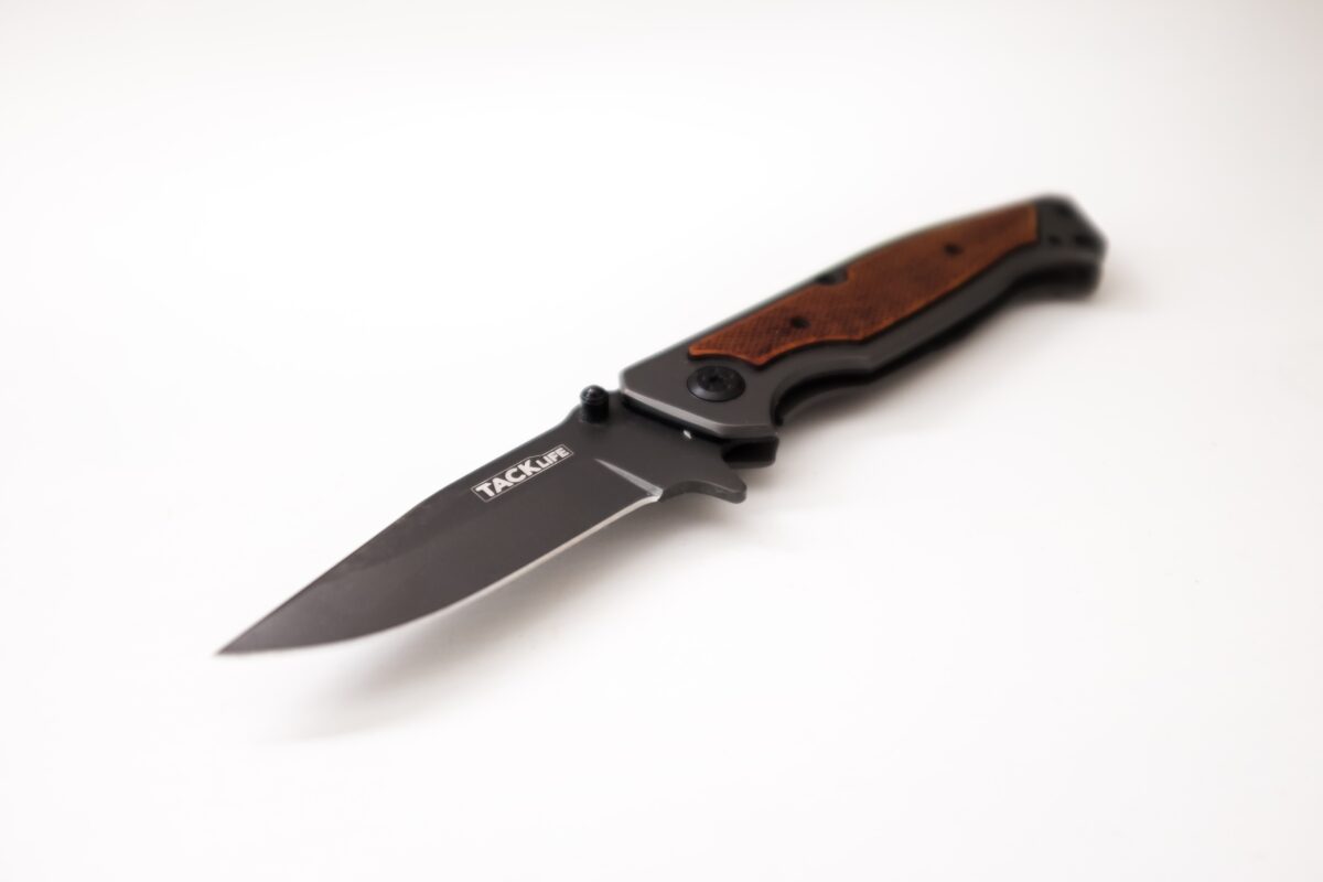 A utility knife in white background