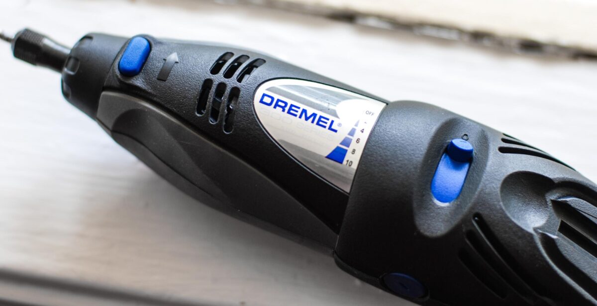 A whole view of a dremel rotary tool